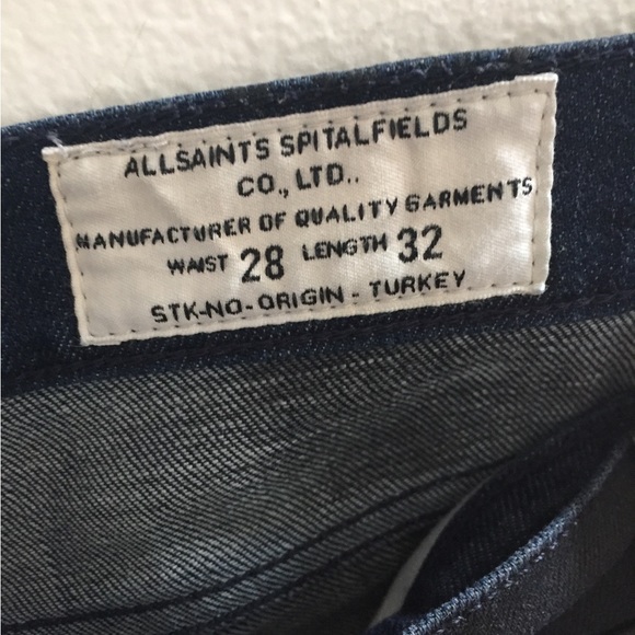All Saints Huko Pipe Skinny Jeans - Picture 7 of 7